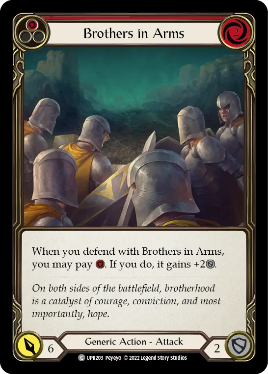 Brothers in Arms (Red) UPR203
