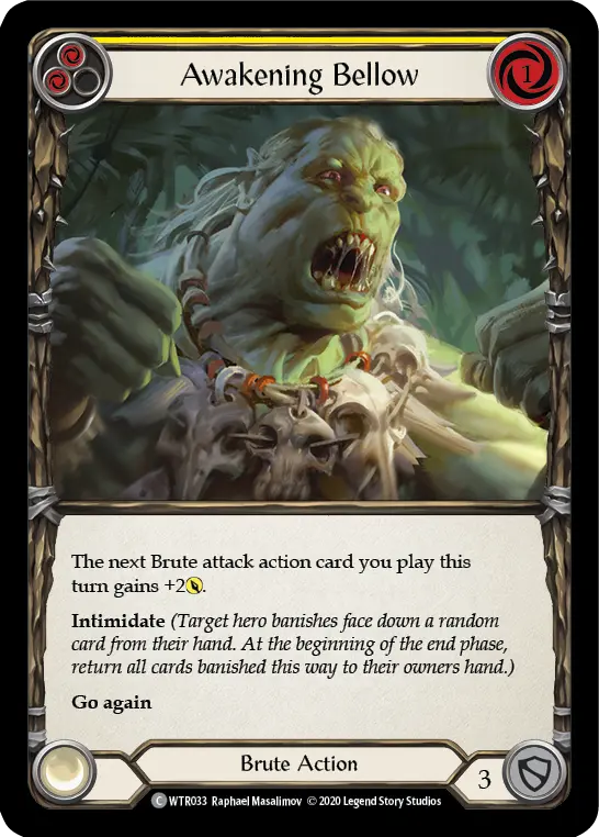 Awakening Bellow (Yellow)