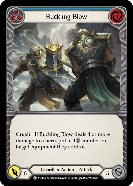 Buckling Blow (Blue)