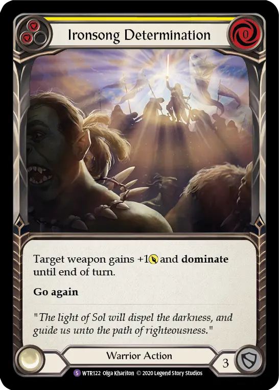 Ironsong Determination (Yellow)