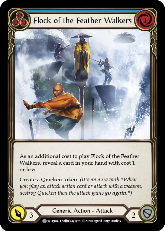 Flock of the Feather Walkers (Blue)