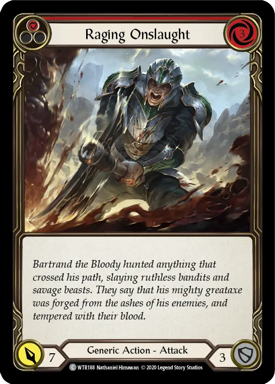 Raging Onslaught (Red)