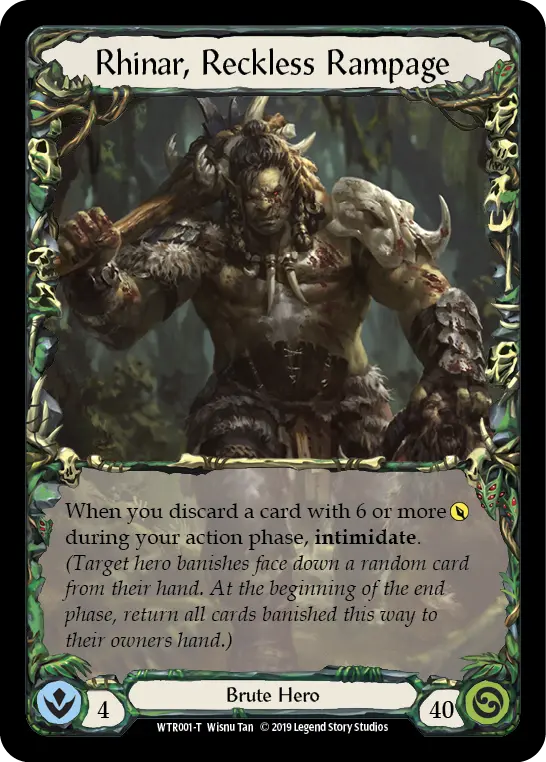 Rhinar, Reckless Rampage WTR001
