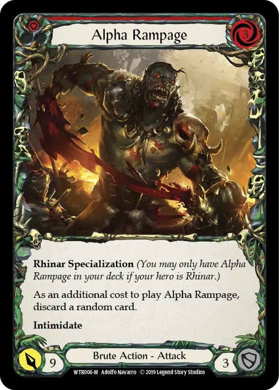 Alpha Rampage (Red) WTR006