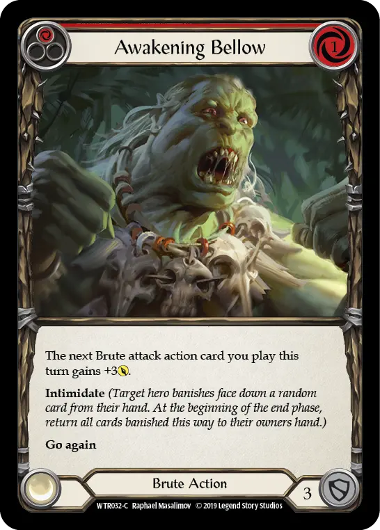 Awakening Bellow (Red) WTR032