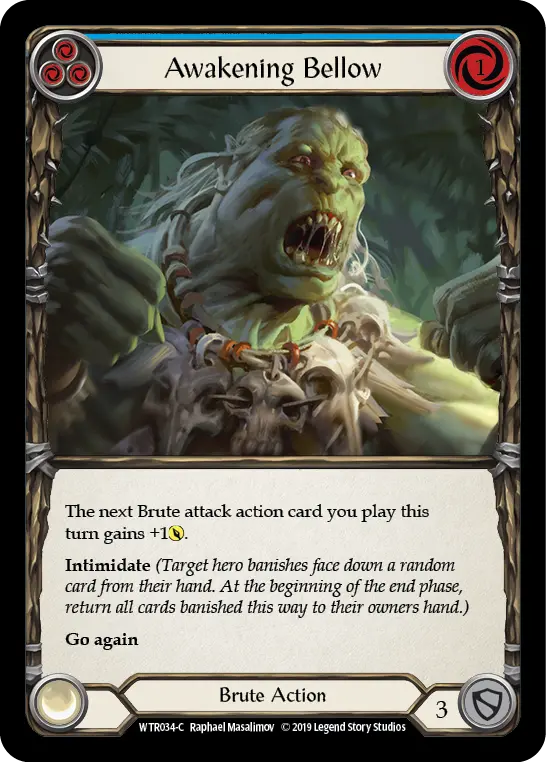 Awakening Bellow (Blue) WTR034