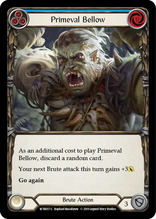 Primeval Bellow (Blue) WTR037