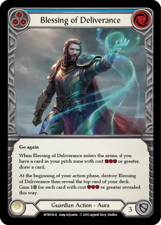 Blessing of Deliverance (Blue) WTR056