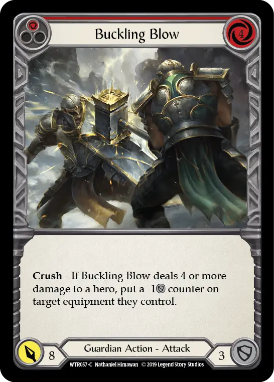 Buckling Blow (Red) WTR057