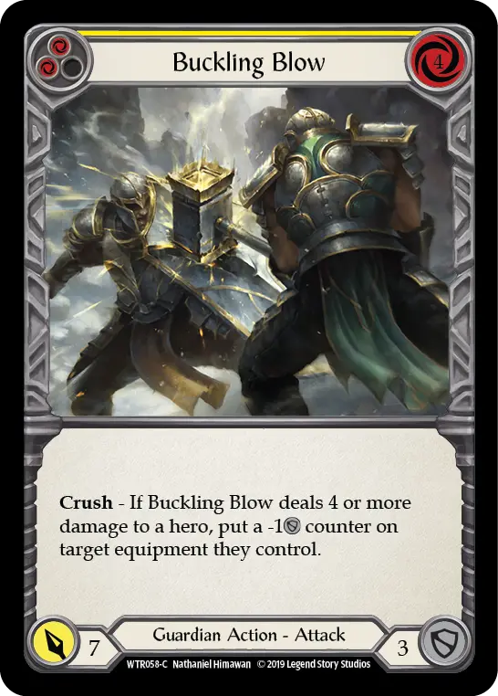 Buckling Blow (Yellow) WTR058
