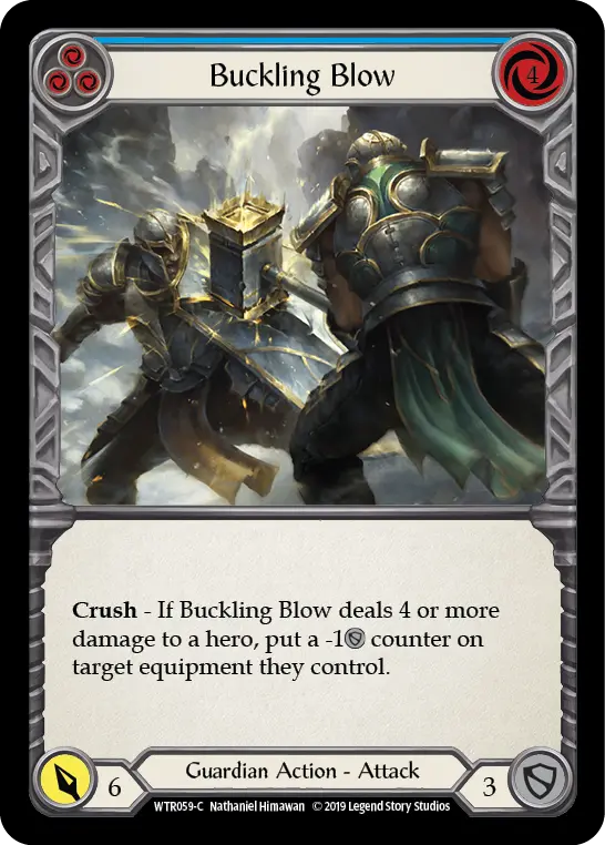 Buckling Blow (Blue) WTR059