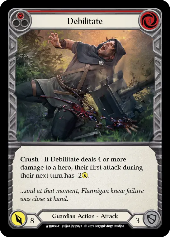 Debilitate (Red) WTR066