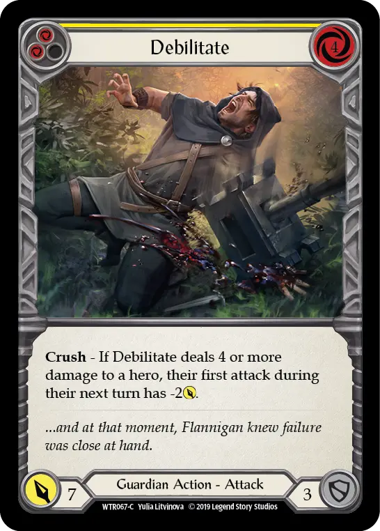 Debilitate (Yellow) WTR067