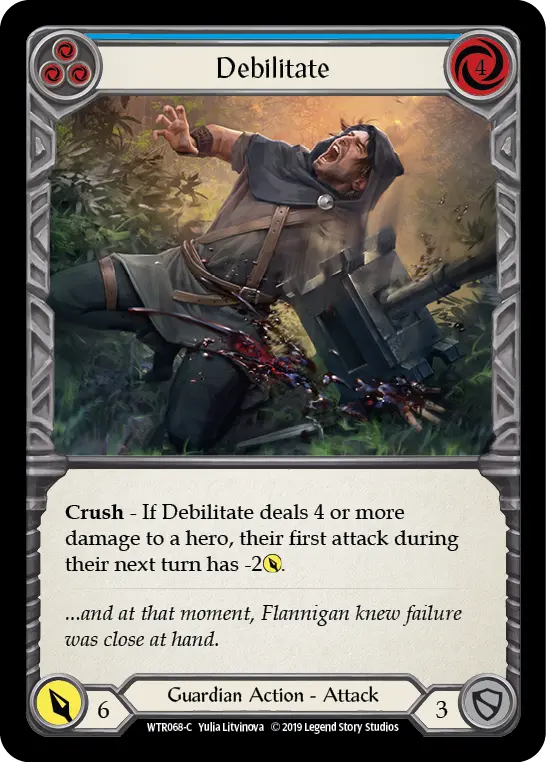 Debilitate (Blue) WTR068