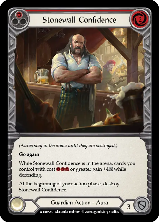 Stonewall Confidence (Red) WTR072