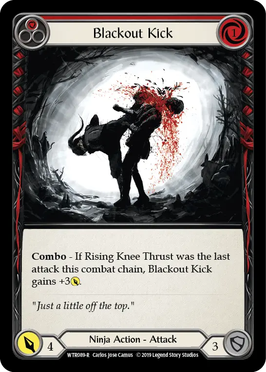 Blackout Kick (Red) WTR089