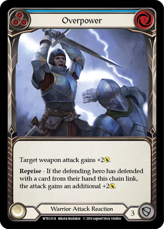 Overpower (Blue) WTR125