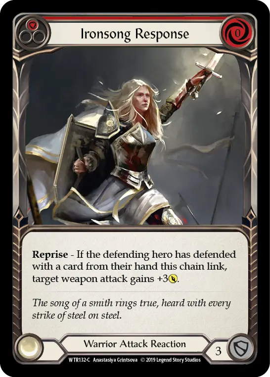 Ironsong Response (Red) WTR132