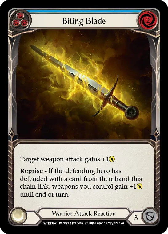 Biting Blade (Blue) WTR137