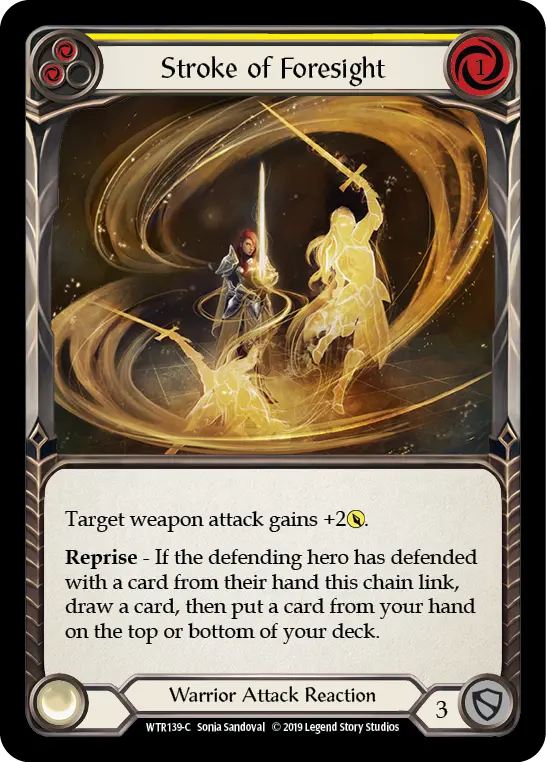 Stroke of Foresight (Yellow) WTR139
