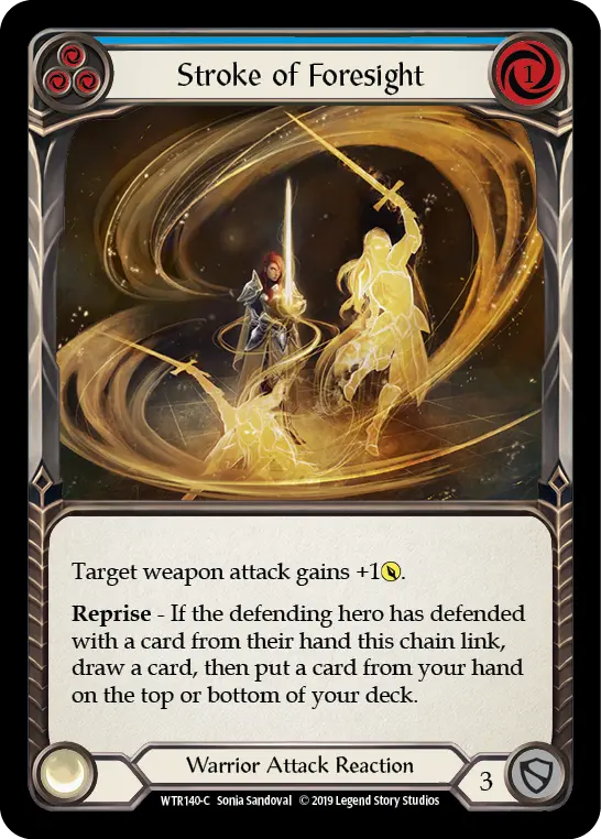 Stroke of Foresight (Blue) WTR140