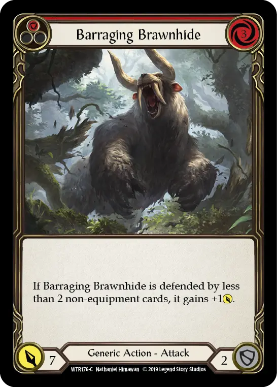 Barraging Brawnhide (Red) WTR176