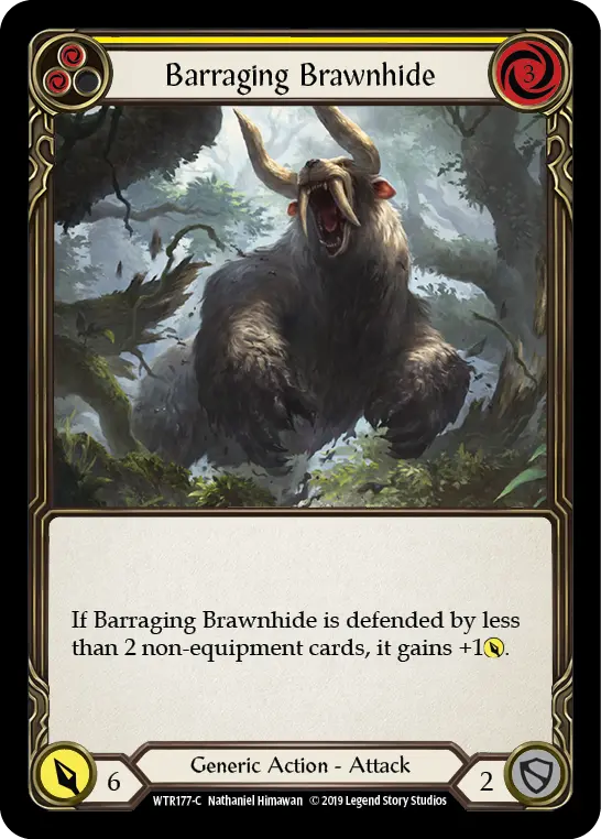 Barraging Brawnhide (Yellow) WTR177