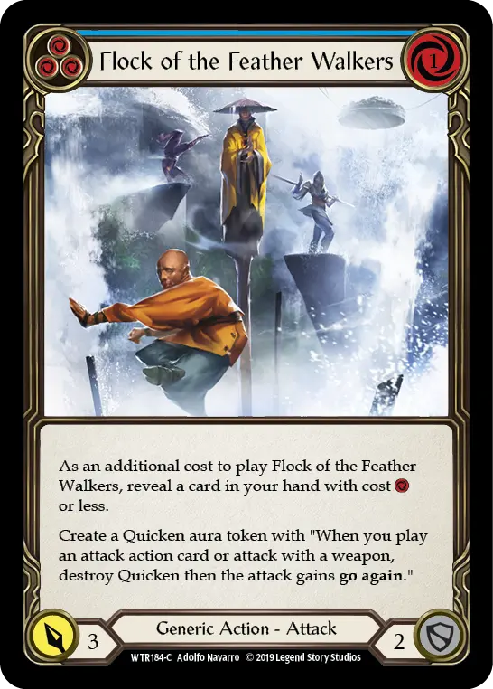 Flock of the Feather Walkers (Blue) WTR184
