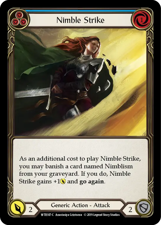 Nimble Strike (Blue) WTR187