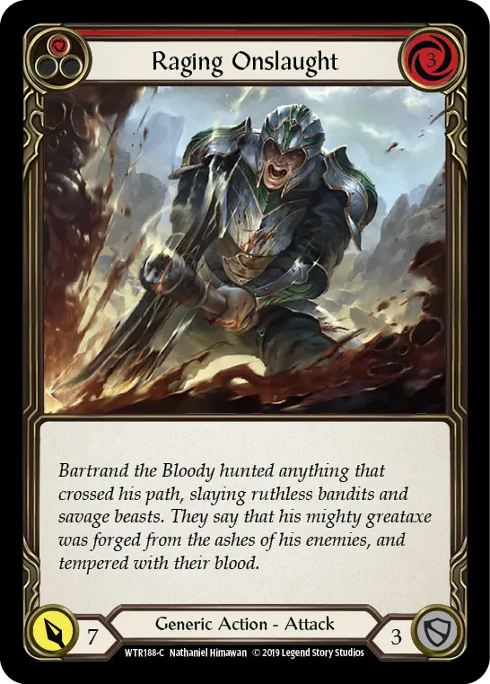 Raging Onslaught (Red) WTR188