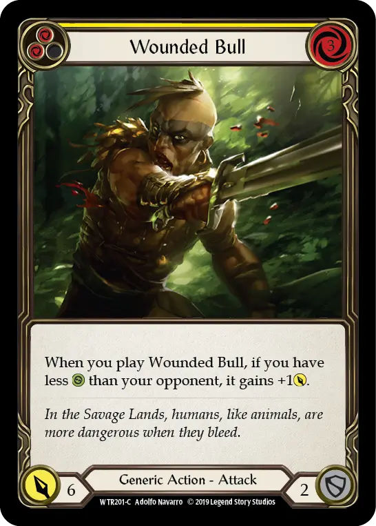 Wounded Bull (Yellow) WTR201