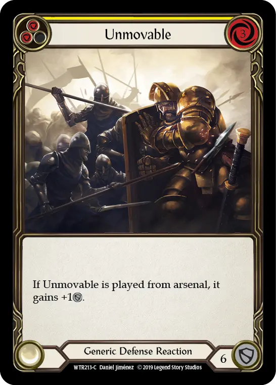 Unmovable (Yellow) WTR213