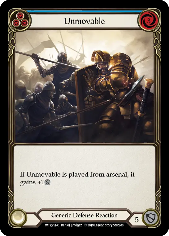 Unmovable (Blue) WTR214