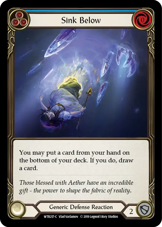 Sink Below (Blue) WTR217