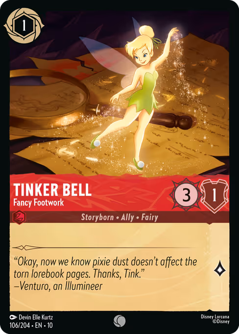 Tinker Bell - Fancy Footwork 106/204