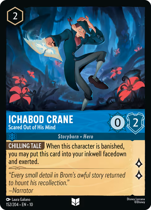 Ichabod Crane - Scared Out of His Mind 152/204