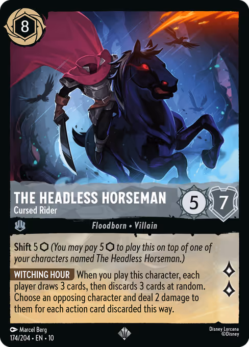 The Headless Horseman - Cursed Rider 174/204