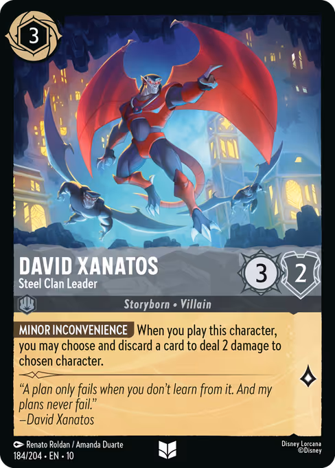 David Xanatos - Steel Clan Leader 184/204