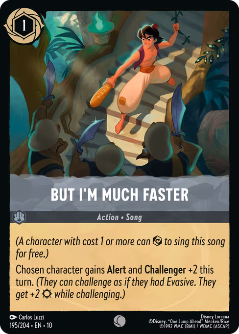 But I'm Much Faster 195/204