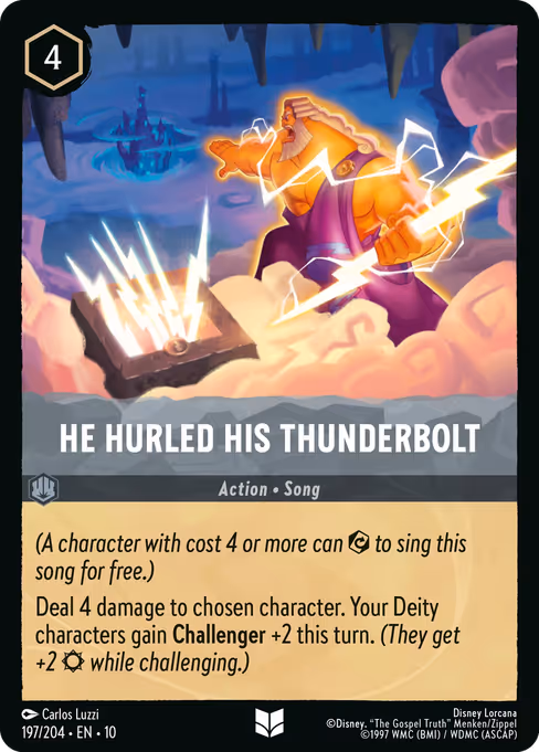 He Hurled His Thunderbolt 197/204