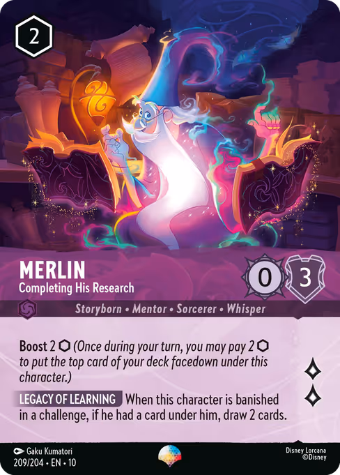 Merlin - Completing His Research 209/204