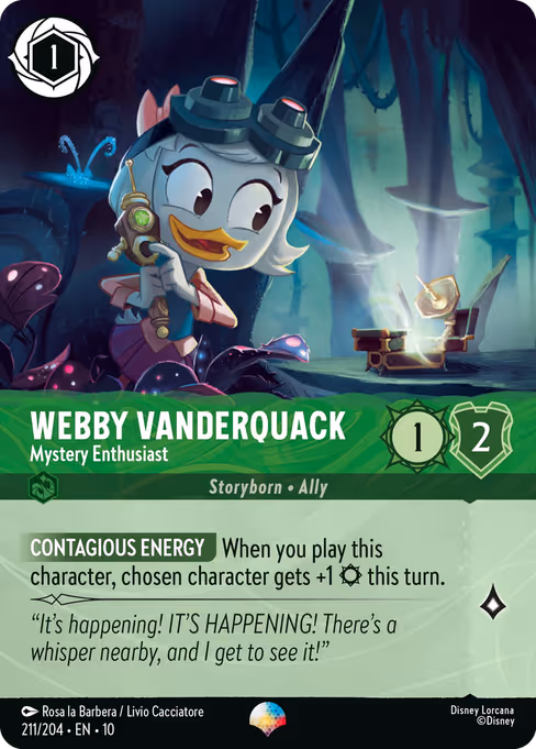 Webby Vanderquack - Mystery Enthusiast 211/204