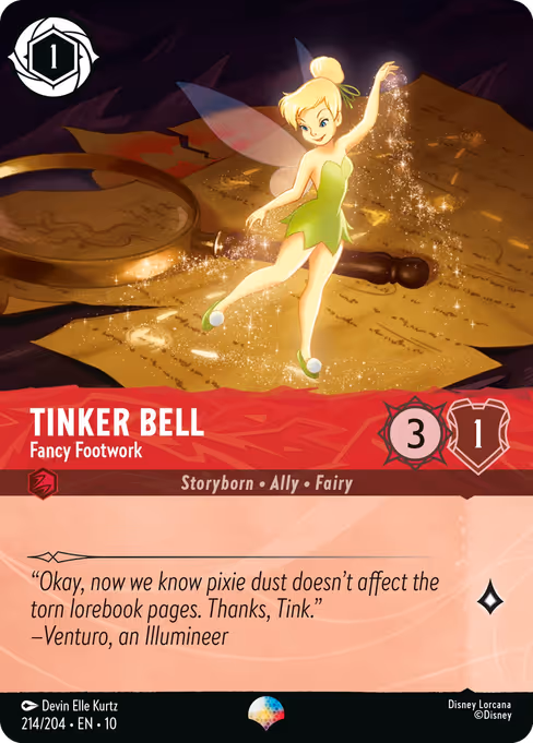 Tinker Bell - Fancy Footwork 214/204