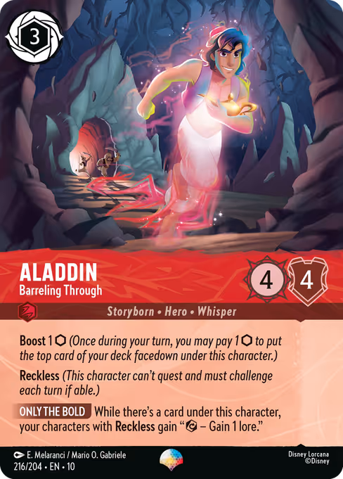 Aladdin - Barreling Through 216/204