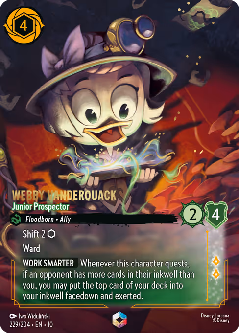 Webby Vanderquack - Junior Prospector 229/204