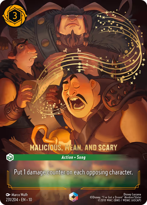 Malicious, Mean, and Scary 231/204