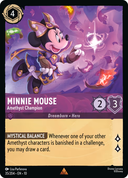 Minnie Mouse - Amethyst Champion 35/204