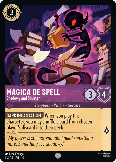 Magica De Spell - Shadowy and Sinister 41/204