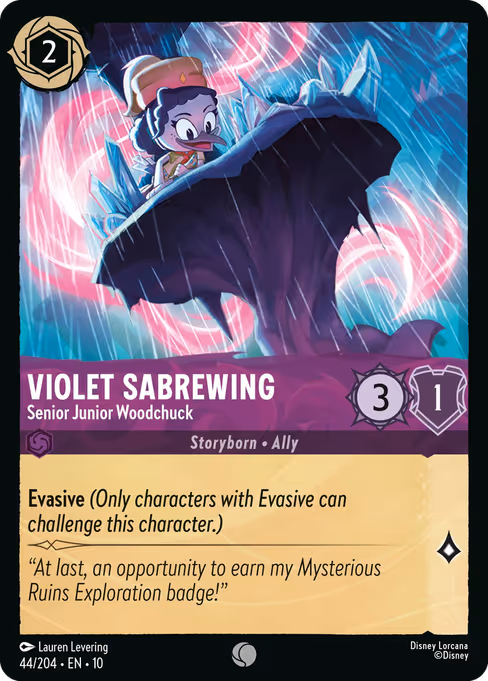 Violet Sabrewing - Senior Junior Woodchuck 44/204