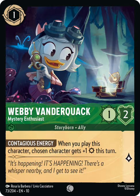 Webby Vanderquack - Mystery Enthusiast 73/204